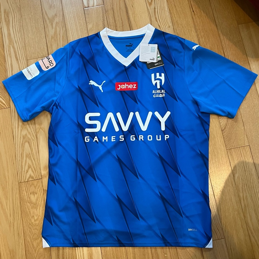 Puma Al Hilal Blue Soccer Home Jersey 23/24